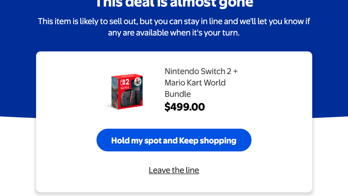 Ожидает завершения предзаказа на Nintendo Switch 2